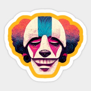 Shamee The Clown Faced Thriller Mustard Icebox Pie Ltd Variant Sticker